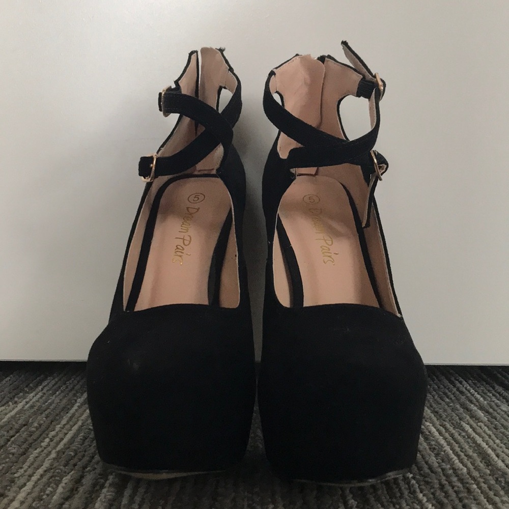 Black high heels